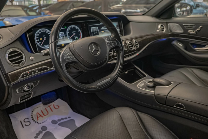 Mercedes-Benz S 500 4Matic/AMG/Burmester/Обдухване/Амбиент/Панорама/Ка, снимка 7 - Автомобили и джипове - 51293354