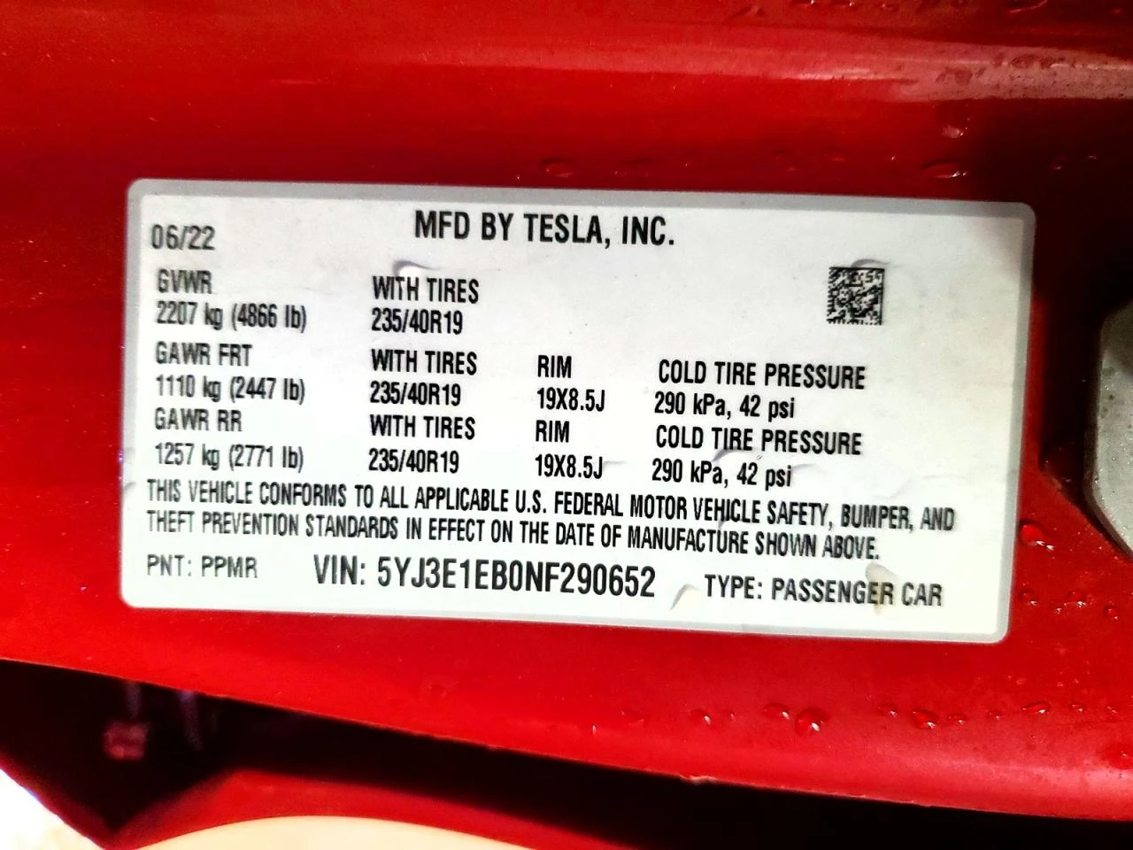 Tesla Model 3, снимка 12 - Автомобили и джипове - 54623996