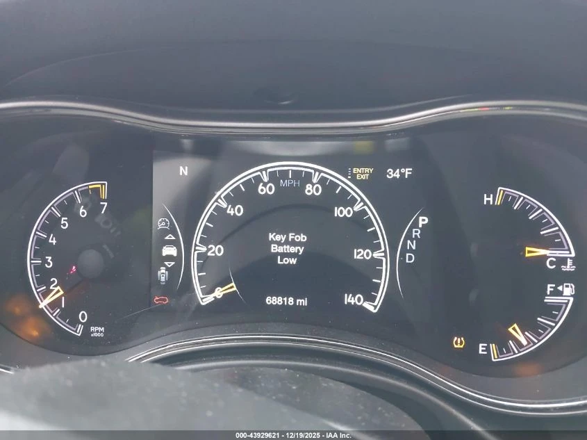 Jeep Grand cherokee 2019 JEEP GRAND CHEROKEE HIGH ALTITUDE 4X4 - изображение 10