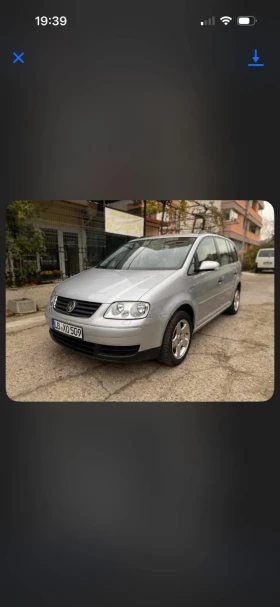 VW Touran Fabrichen metan, снимка 1