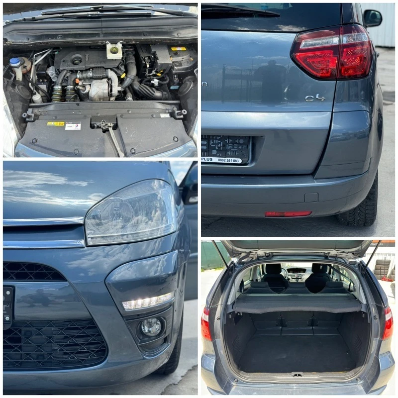 Citroen C4 Picasso 1.6E-HDI АВТОМАТИК FACELIFT NAVI DRL-LIGHT СЕРВ.КН, снимка 9 - Автомобили и джипове - 47053743