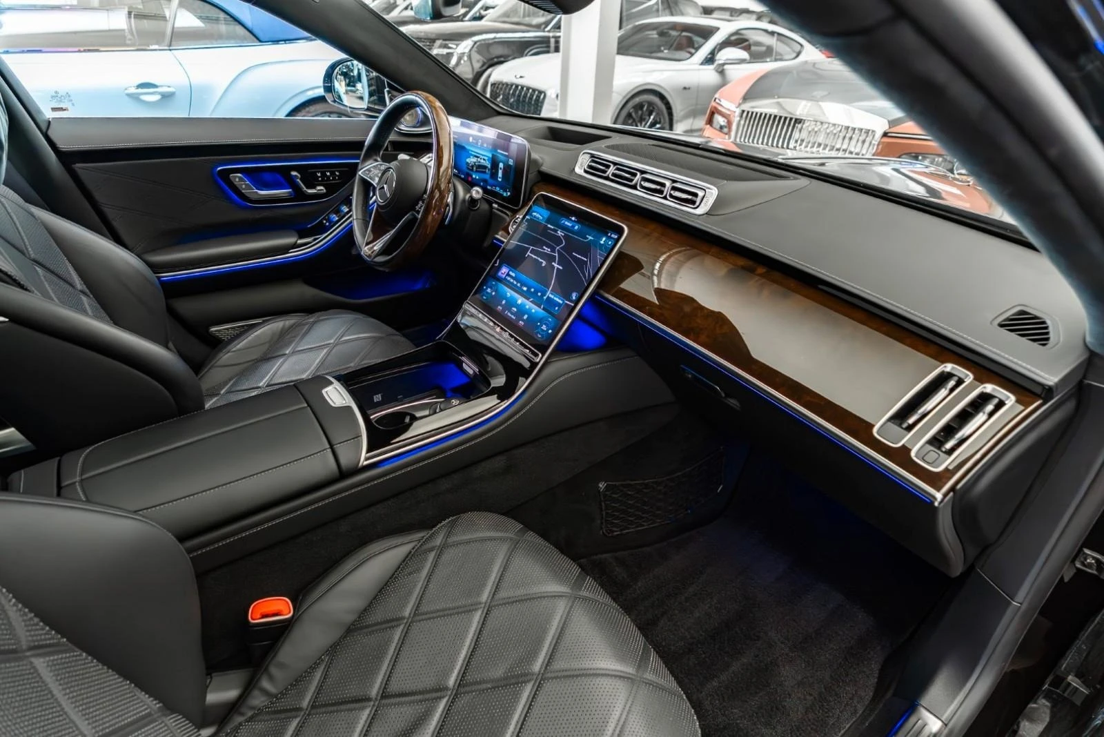 Mercedes-Benz S 580 MAYBACH/4M/EXCLUSIV/FIRST CLASS/BURM 4D/PANO/HUD/ | Mobile.bg   12