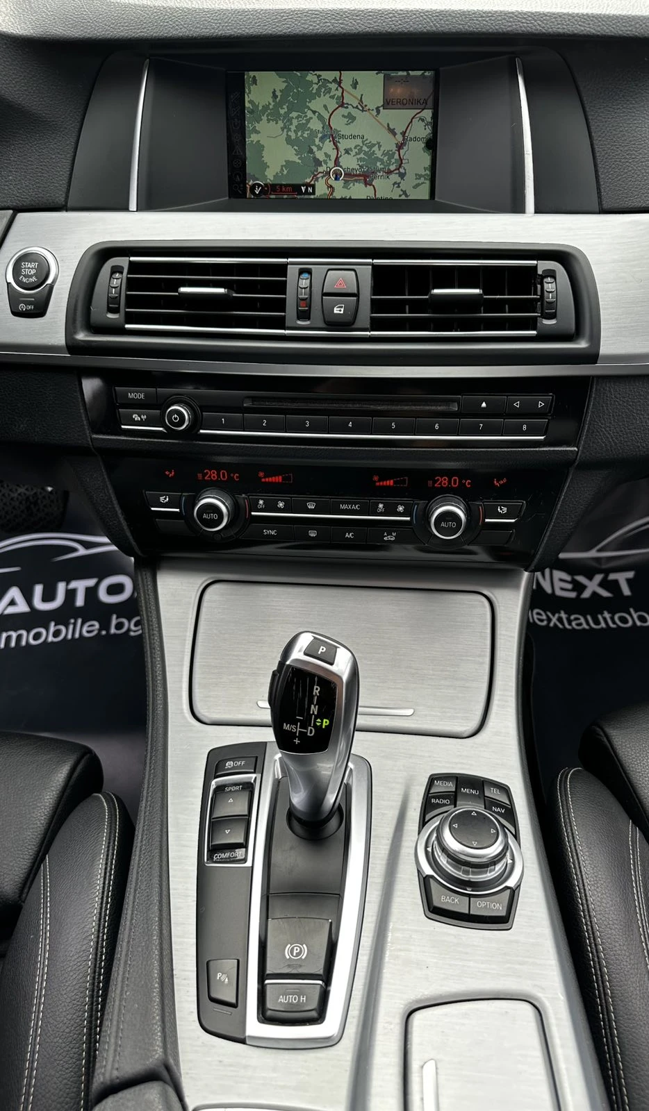 BMW 518 2.0D EURO6B НАВИ КОЖА АВТОМАТ КСЕНОН, снимка 11 - Автомобили и джипове - 56724313