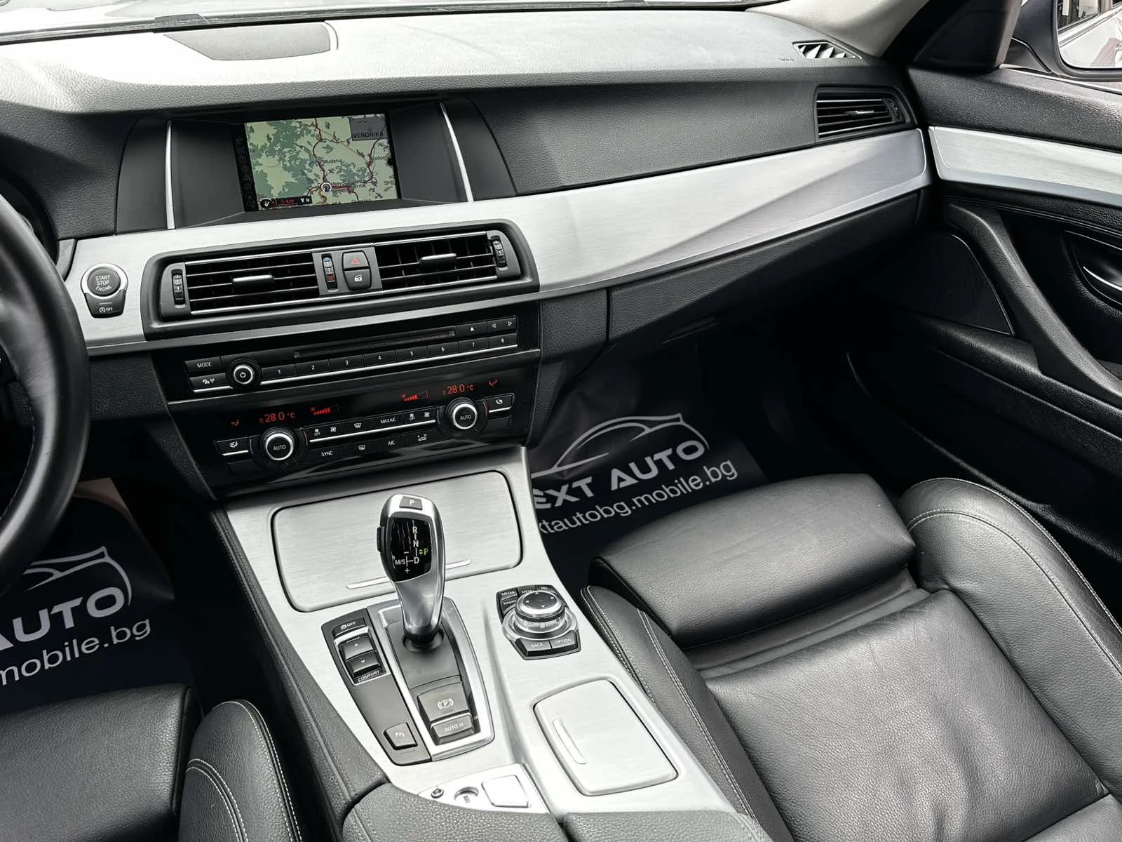 BMW 518 2.0D EURO6B НАВИ КОЖА АВТОМАТ КСЕНОН, снимка 10 - Автомобили и джипове - 56724313