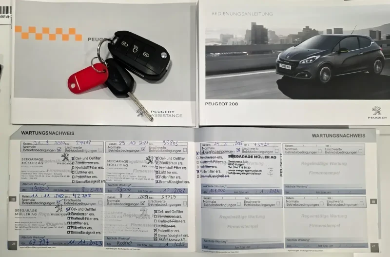 Peugeot 208 81774км 1.2I-110к.с EURO 6B-НАВИГАЦИЯ-ШВЕЙЦАРИЯ, снимка 9 - Автомобили и джипове - 52516031