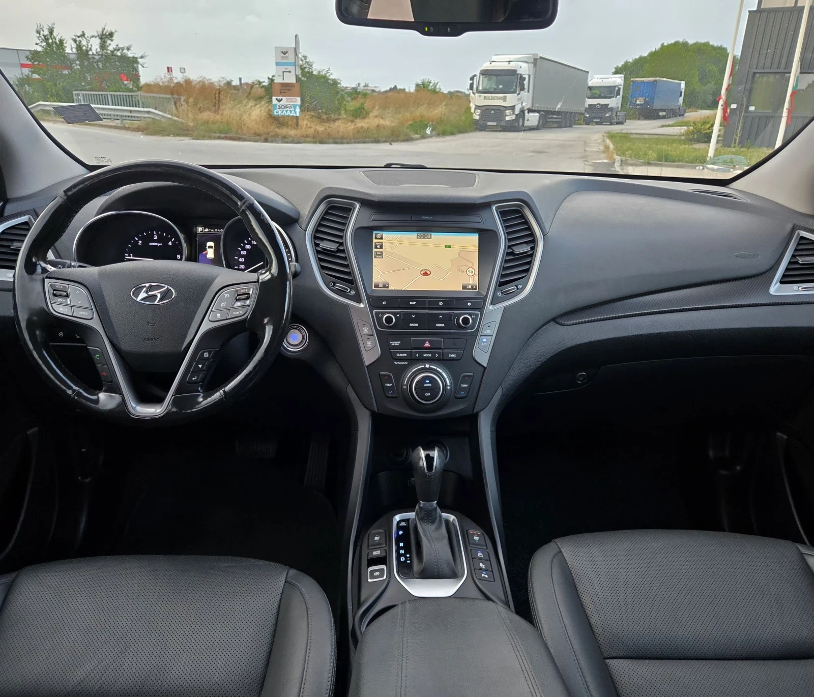 Hyundai Santa fe LIMITED EDITION 2.2CRDI 4WD 200кс 2017г.360 КАМЕРИ, снимка 13 - Автомобили и джипове - 55149645