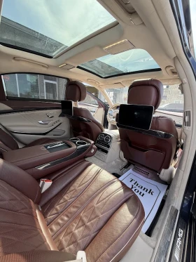 Mercedes-Benz S 63 AMG S* DESIGNO 2 TONE* ОБДУХВ* МАСАЖИ* МОНИТОРИ* ПАНОР, снимка 14