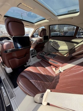 Mercedes-Benz S 63 AMG S* DESIGNO 2 TONE* ОБДУХВ* МАСАЖИ* МОНИТОРИ* ПАНОР, снимка 10