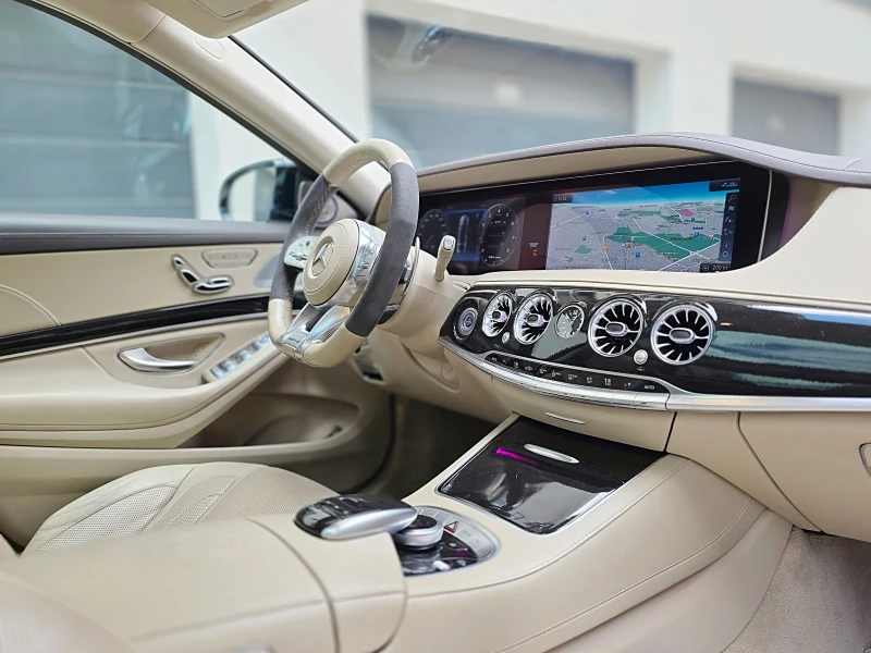 Mercedes-Benz S 63 AMG Mercedes-Benz S63 AMG* 4M* 3xTV* BURM* PANO* NIGHT, снимка 12 - Автомобили и джипове - 50448211