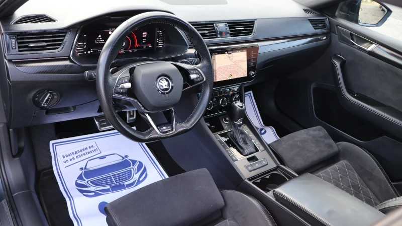 Skoda Superb 2.0TDI SPORTLine DSG MATRIX ДИСТРОНИК KeyLess , снимка 8 - Автомобили и джипове - 51435786