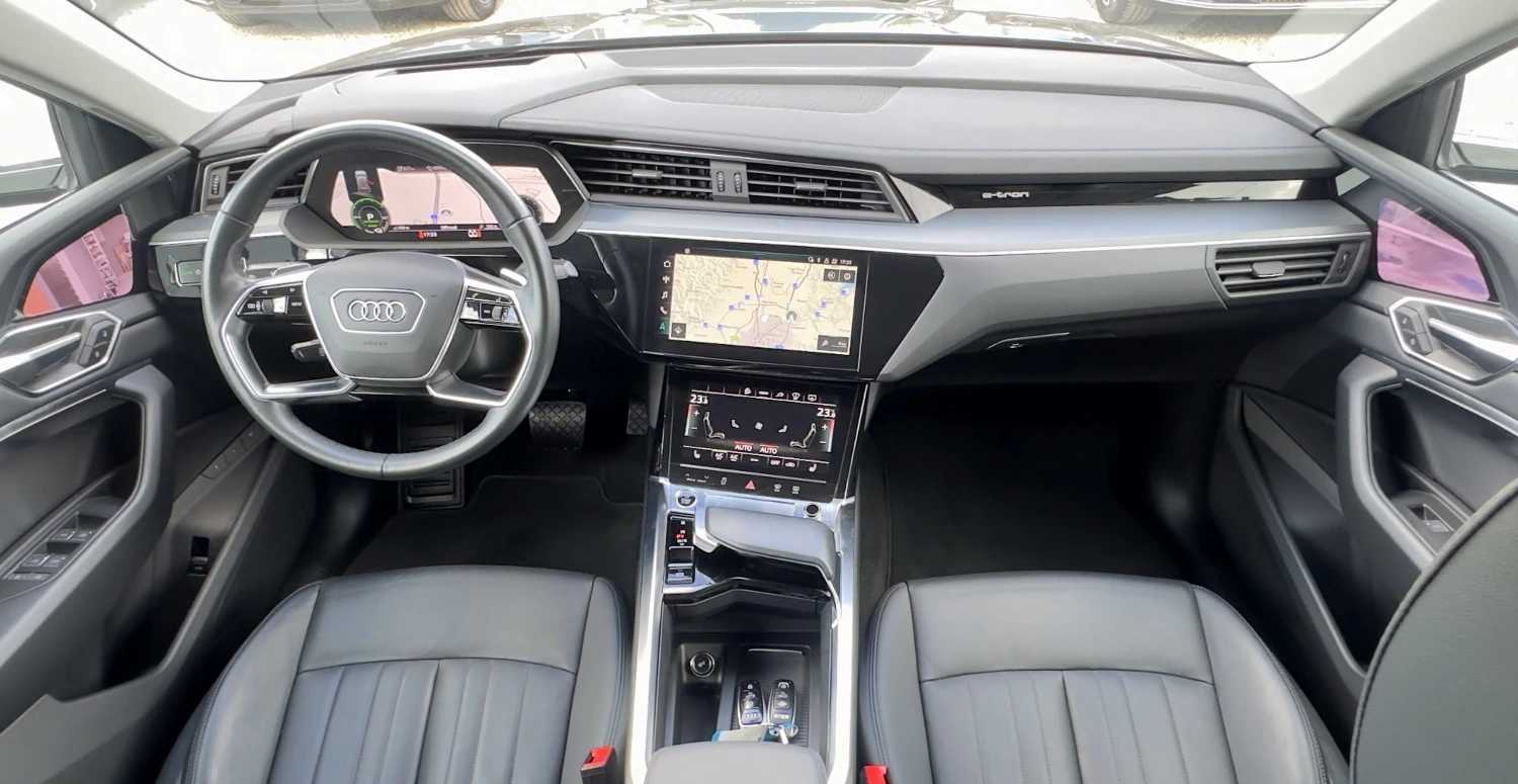 Audi E-Tron 55 SPORTBACK Head-up Keyless Cam360 Кожа Подгрев, снимка 8 - Автомобили и джипове - 55673497