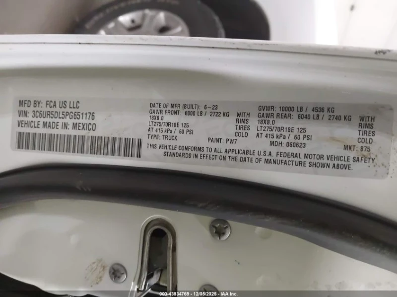 Dodge RAM 2500 Big Horn 4X4 6'4 Box, снимка 9 - Автомобили и джипове - 53477557