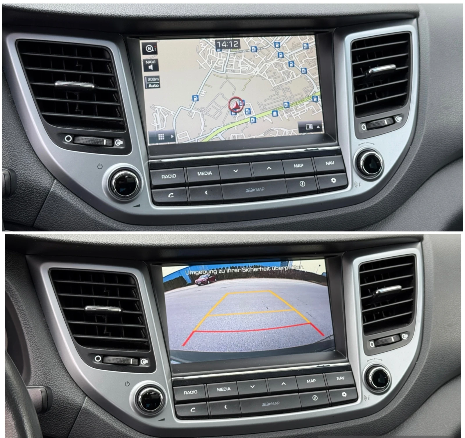 Hyundai Tucson 2.0CRDI-185к.с. 4WD !!!98000КМ СЕРВИЗНА ИСТОРИЯ!!!, снимка 13 - Автомобили и джипове - 53925357