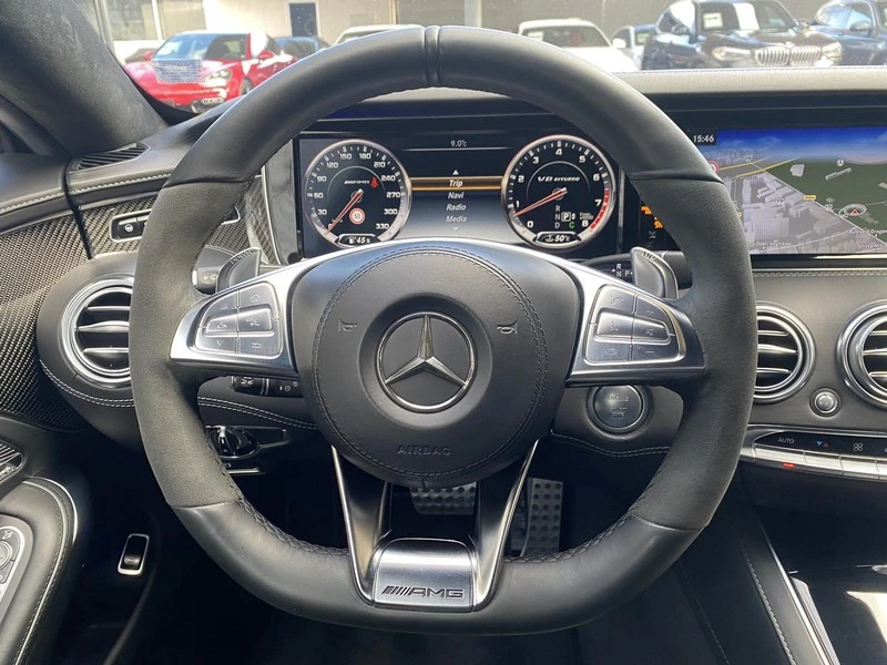 Mercedes-Benz S 63 AMG Coupe/4Matic/Designo/AMGdriver/HuD/Burm, снимка 9 - Автомобили и джипове - 43926063