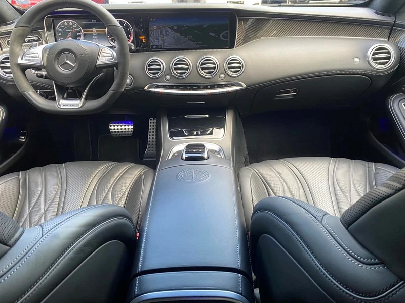 Mercedes-Benz S 63 AMG Coupe/4Matic/Designo/AMGdriver/HuD/Burm, снимка 12 - Автомобили и джипове - 43926063