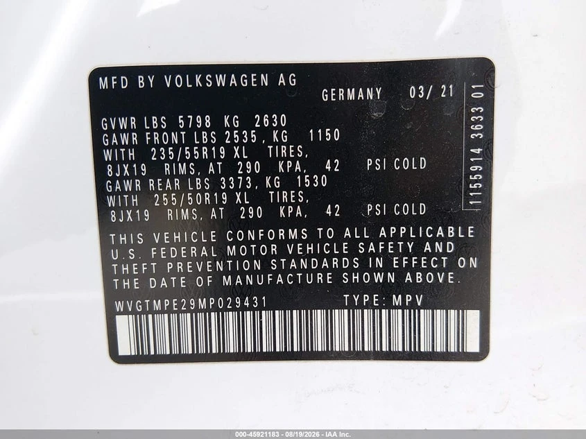 VW ID.4 Volkswagen Pro S, снимка 9 - Автомобили и джипове - 56366872
