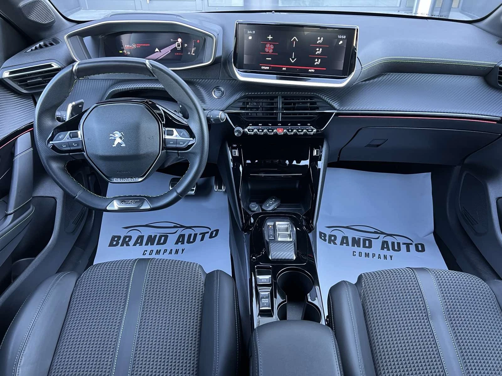 Peugeot 208 * GT- Black Pack * 100k.c. EAT8 * AUTOMATIC * , снимка 9 - Автомобили и джипове - 55247405