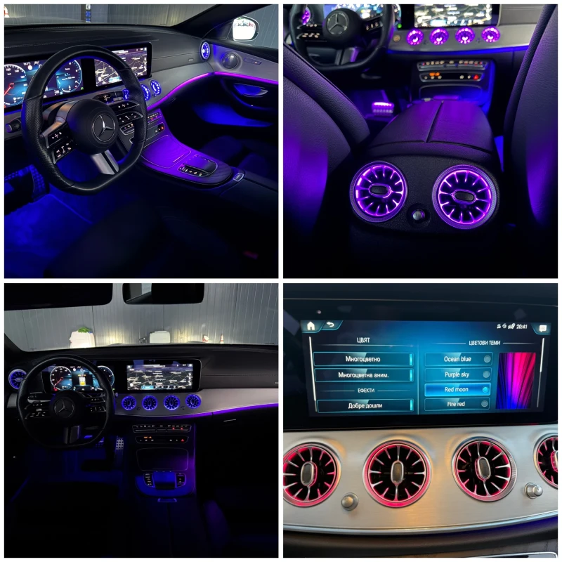 Mercedes-Benz E 220 4-matic= AMG= Подгрев-Burmeister= Панорама, снимка 16 - Автомобили и джипове - 50110523