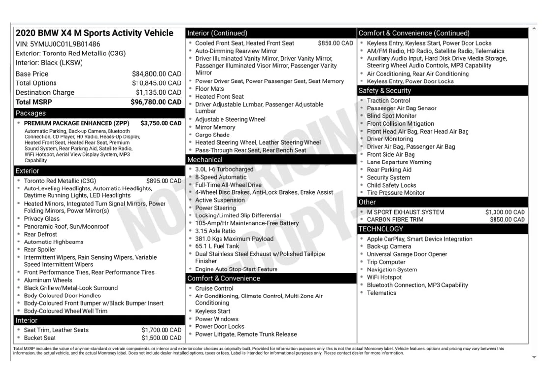 BMW X4 * M * Competition Sports * CARFAX *  | Mobile.bg   13