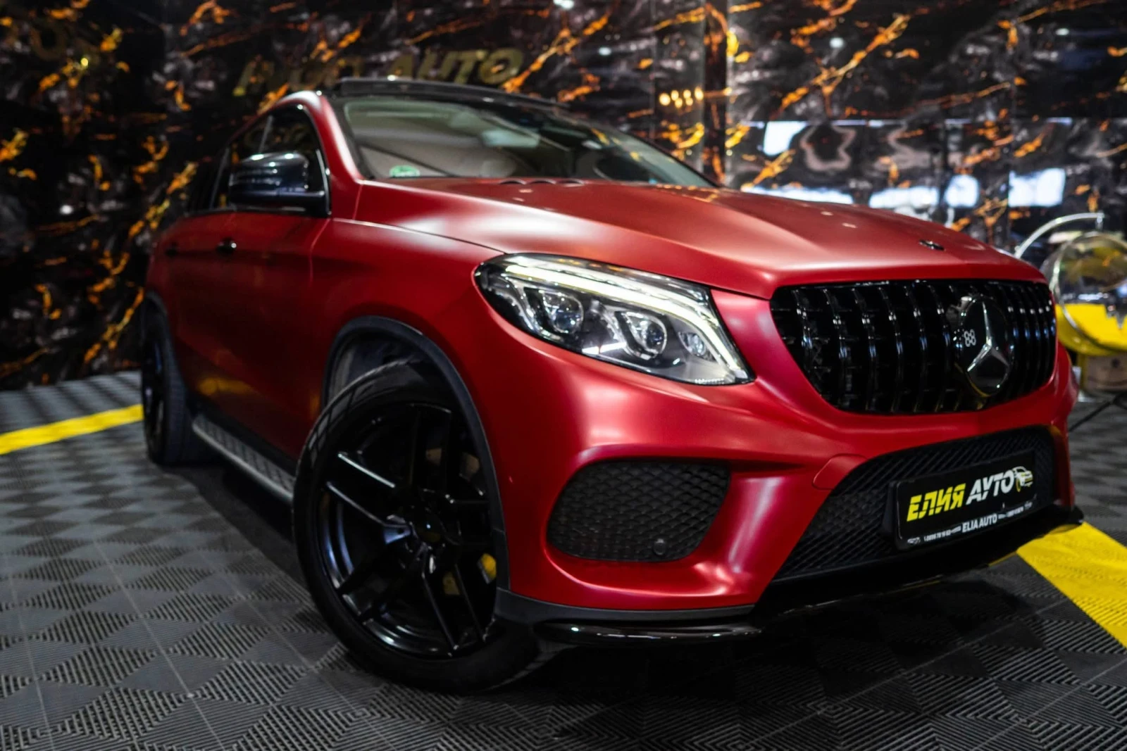 Mercedes-Benz GLE 350 D COUPE 4MATIC AMG LINE LED NAVI ПАНО ЛИЗИНГ 100%, снимка 4 - Автомобили и джипове - 54943607