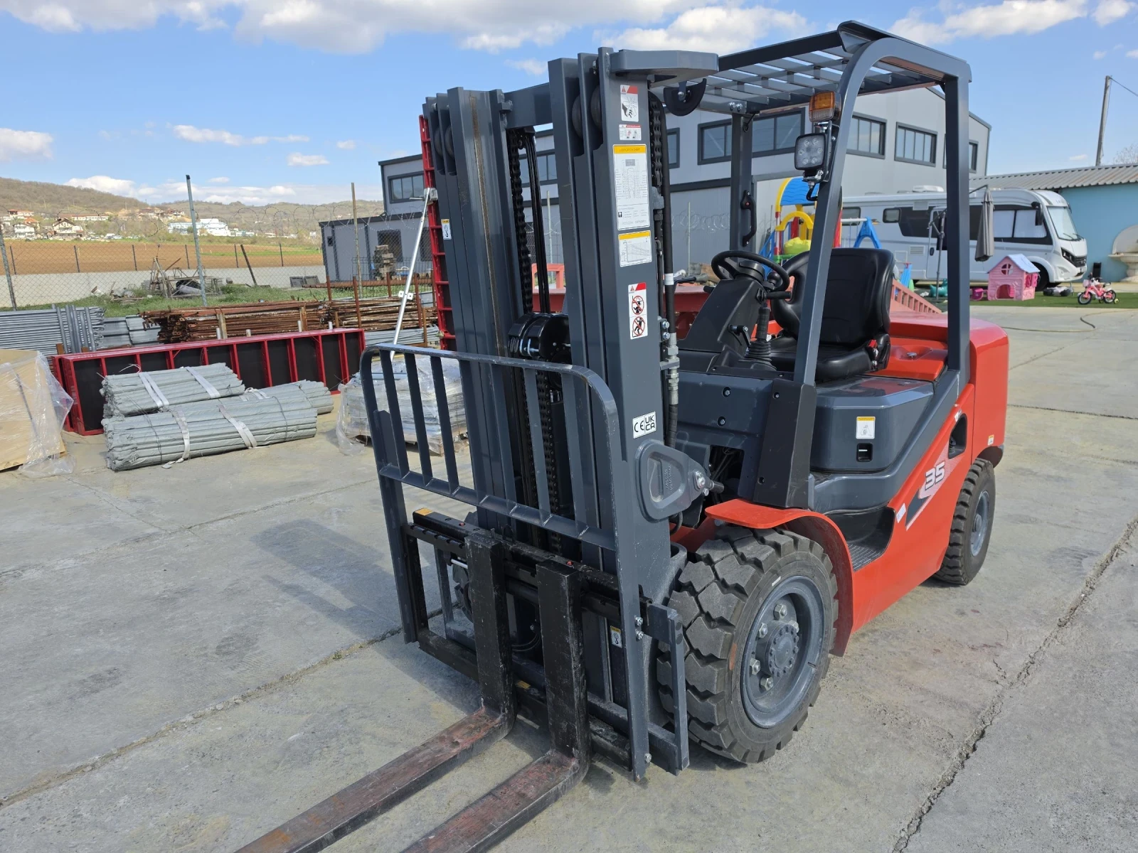 Мотокар HELI Disel, снимка 14 - Индустриална техника - 53651658