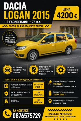 ����� �� �������� �� Dacia Logan