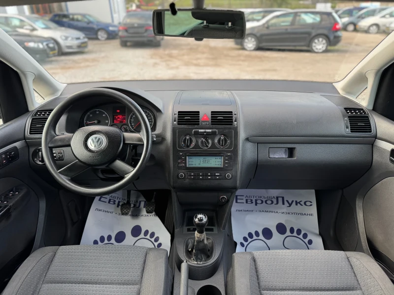 VW Touran 1.9TDI 101кс 6с 7-места КЛИМА МЛЪК-ДАНЪК , снимка 8 - Автомобили и джипове - 49847343