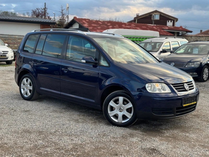 VW Touran 1.9TDI 101кс 6с 7-места КЛИМА МЛЪК-ДАНЪК , снимка 6 - Автомобили и джипове - 49847343