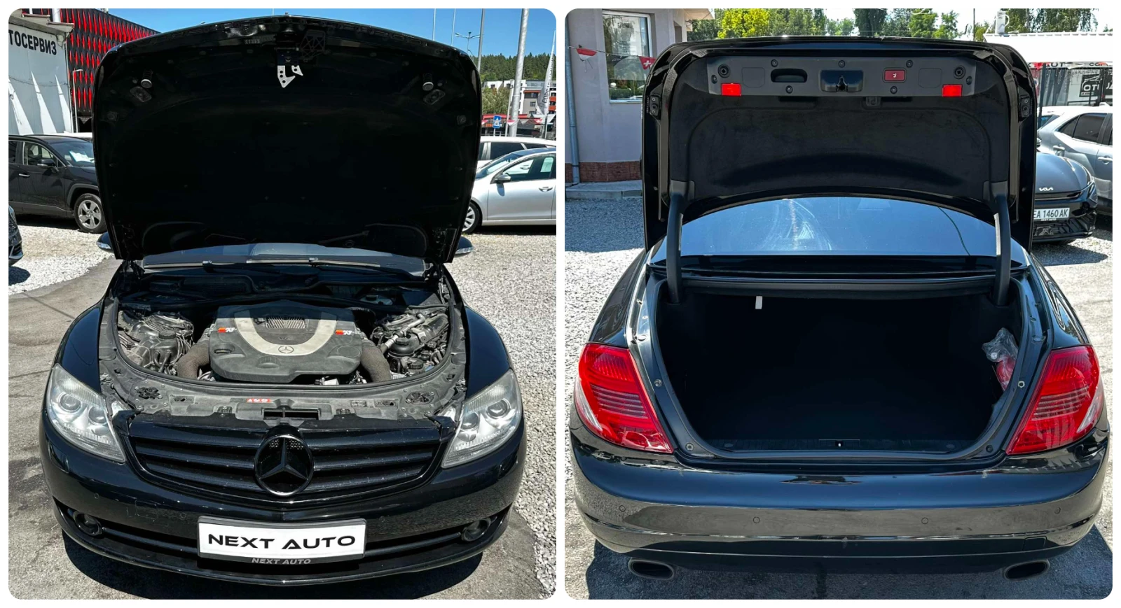 Mercedes-Benz CL 500 5.5i 388HP LPG SOFT CLOSE NIGHT VISION , снимка 16 - Автомобили и джипове - 48026137