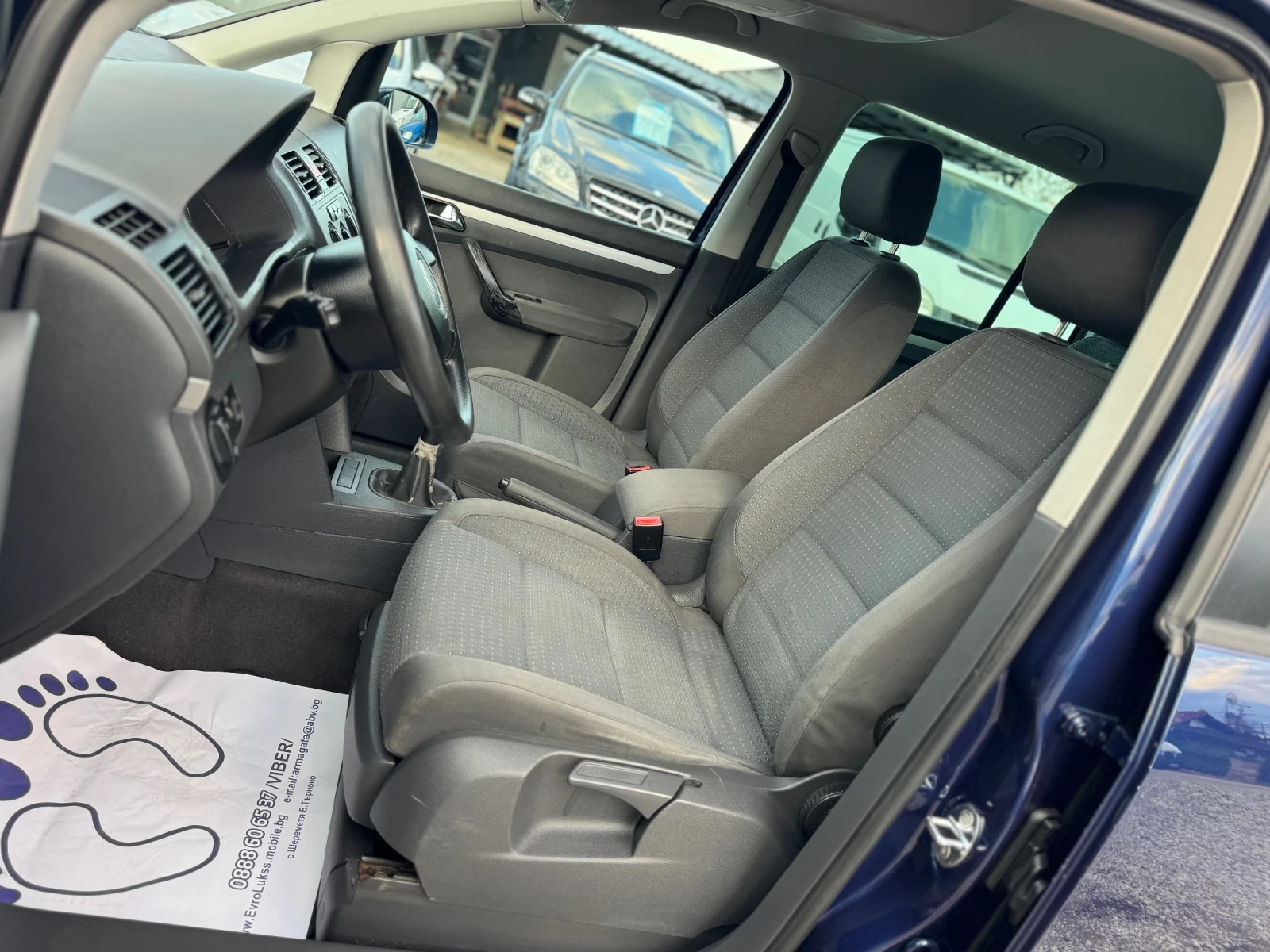 VW Touran 1.9TDI 101кс 6с 7-места КЛИМА МЛЪК-ДАНЪК  - изображение 10