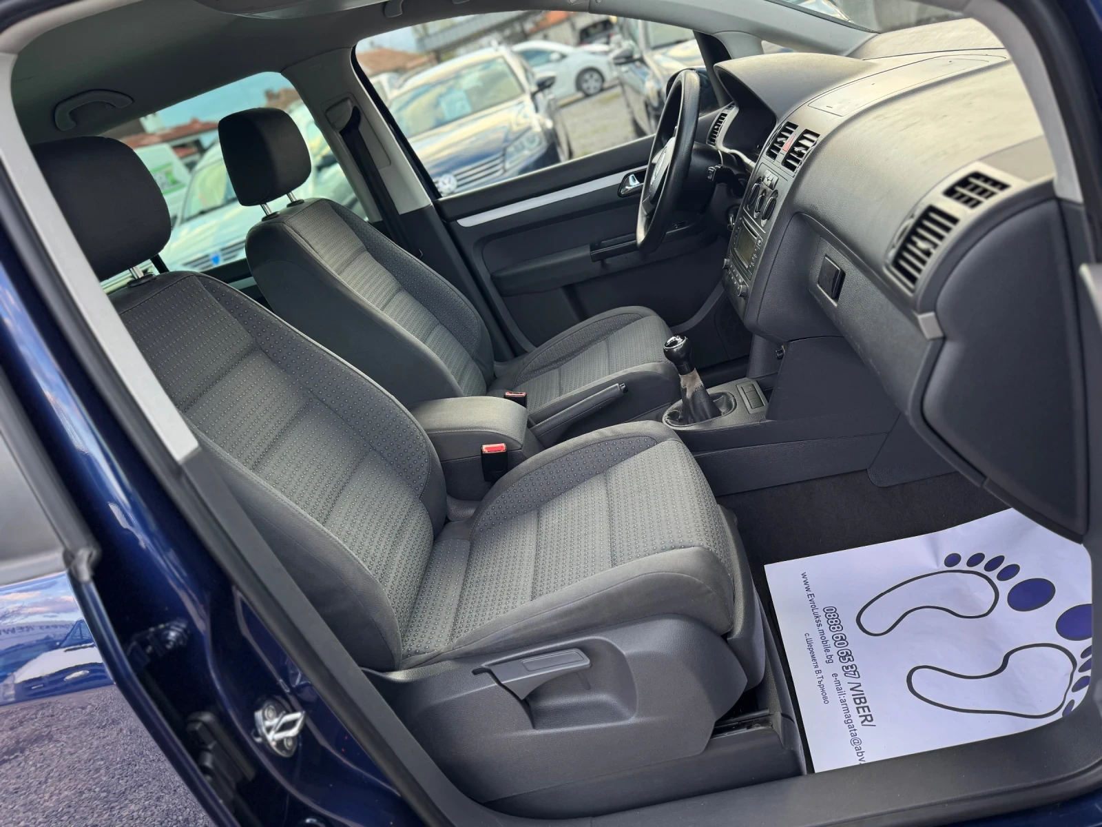 VW Touran 1.9TDI 101кс 6с 7-места КЛИМА МЛЪК-ДАНЪК  | Mobile.bg — изображение 14