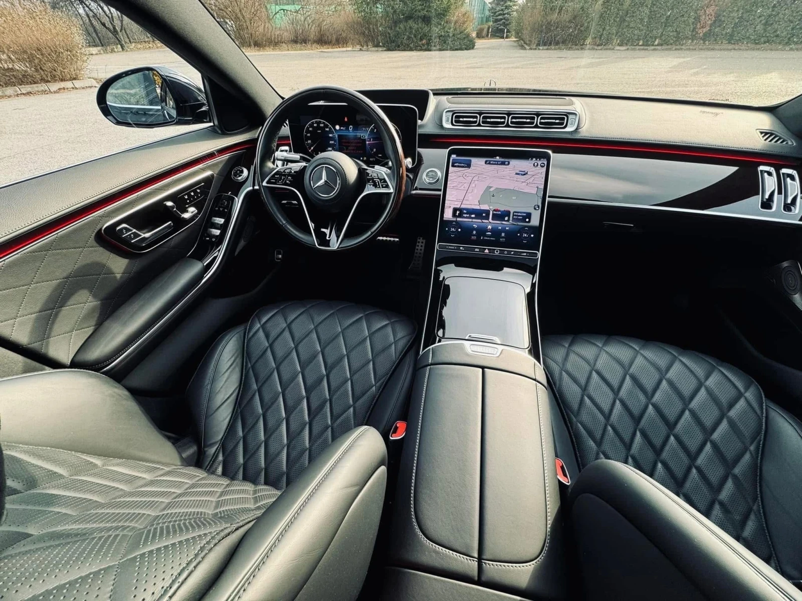 Mercedes-Benz S 450 d AMG/3XTV/Maybach21/Pano/Exclusive/Гаранция, снимка 3 - Автомобили и джипове - 55003158