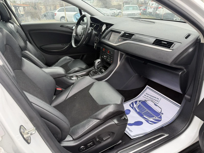 Citroen C5 2.2HDI/EXCLUSIVE/БЯЛА ПЕРЛА, снимка 13 - Автомобили и джипове - 53219393