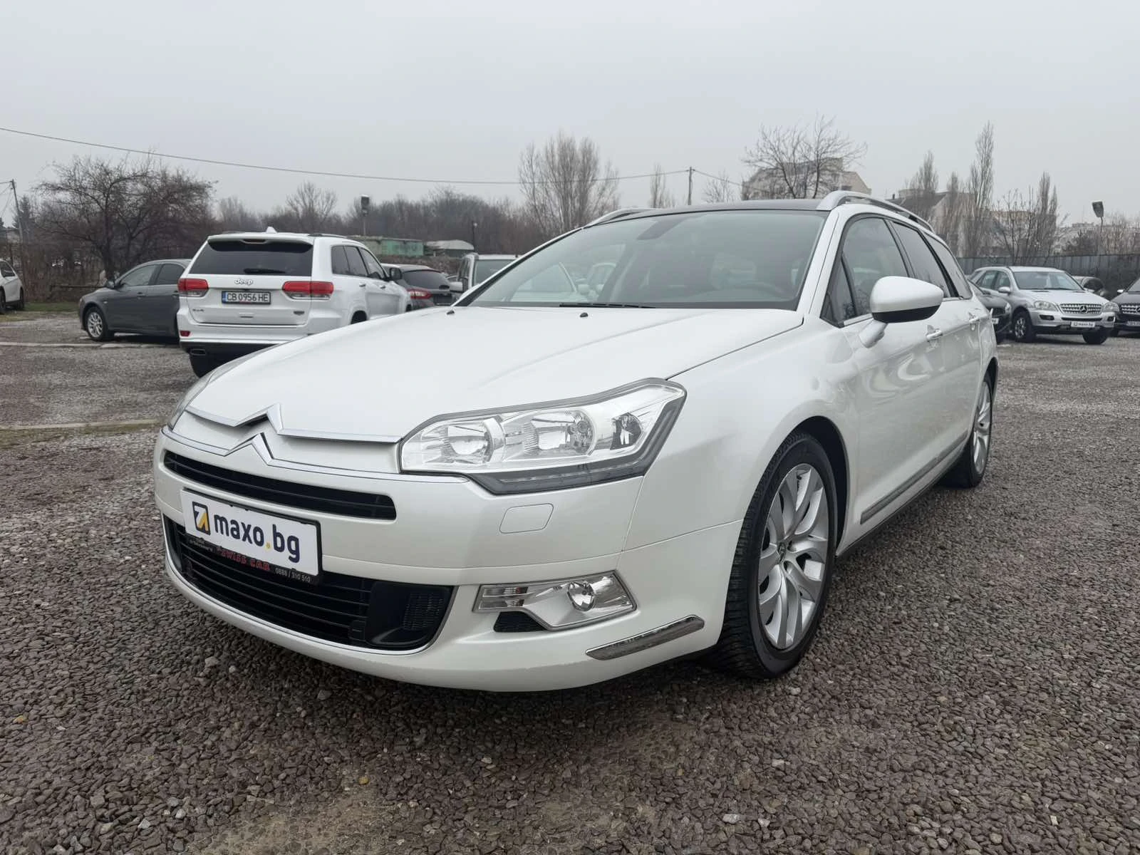 Citroen C5 2.2HDI/EXCLUSIVE/БЯЛА ПЕРЛА, снимка 1