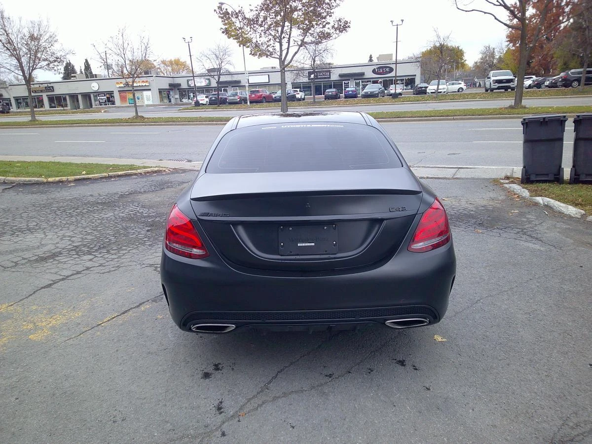 Mercedes-Benz C 400 43 AMG OPTIC* BURMASTER* PANO* KEYLESS* BLACK MATT | Mobile.bg   4