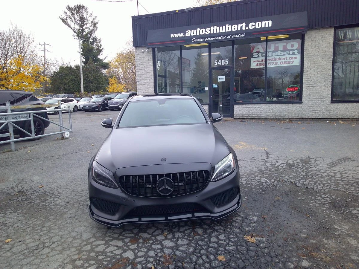 Mercedes-Benz C 400 43 AMG OPTIC* BURMASTER* PANO* KEYLESS* BLACK MATT | Mobile.bg   2