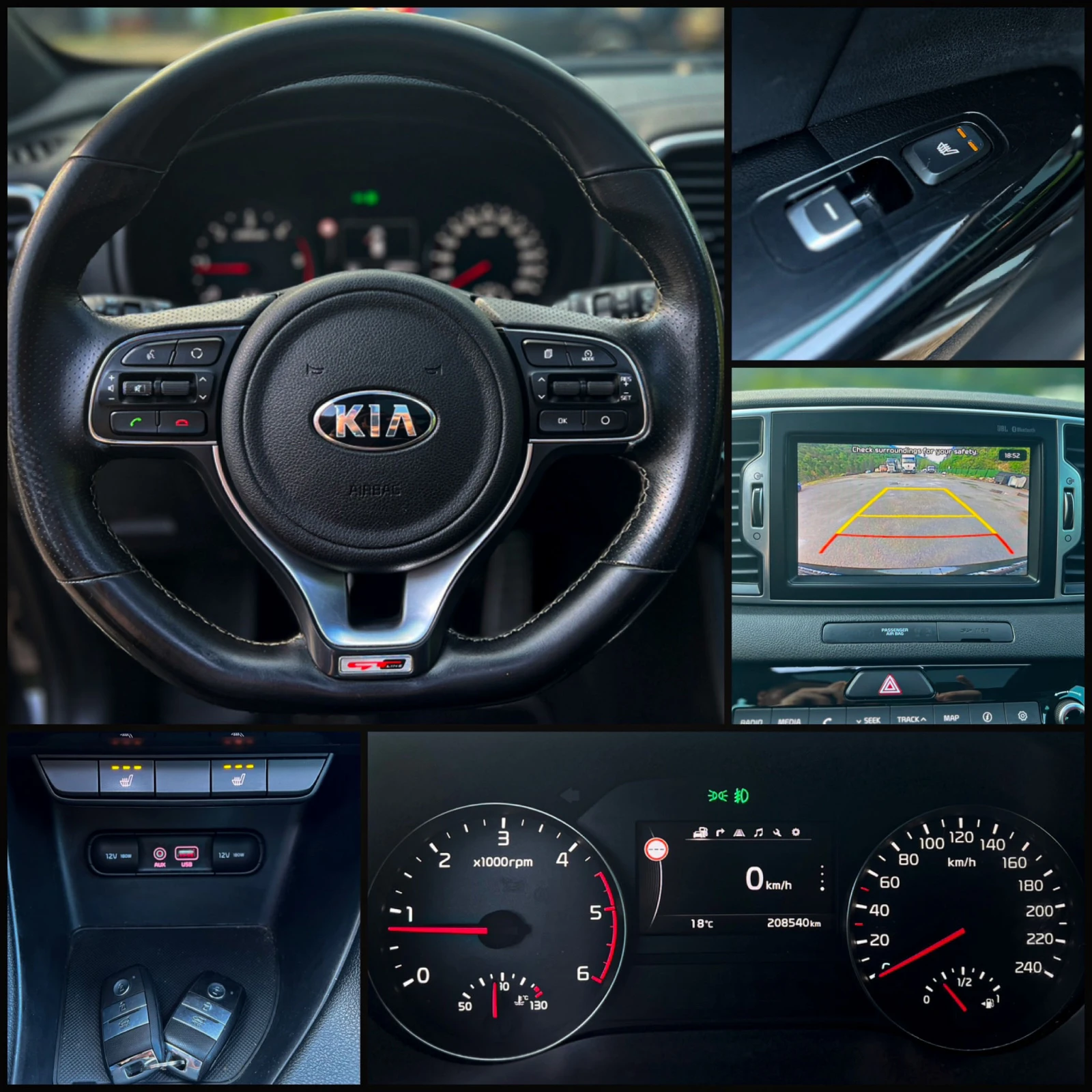 Kia Sportage 2.0CRDI/4x4/ GT-line, снимка 15 - Автомобили и джипове - 54519249