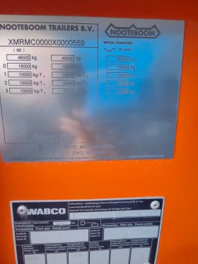 Полуремарке Nooteboom МСО-48-03 V/l, снимка 6