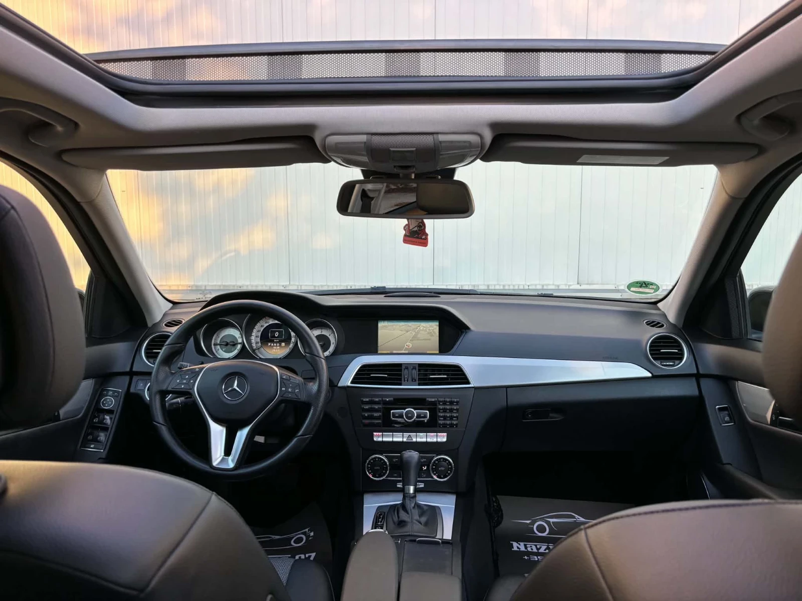Mercedes-Benz C 220 170 к.с./ ПАНОРАМА/ АВТОМАТ/ FACELIFT/ AVANTGARDE, снимка 9 - Автомобили и джипове - 55590750