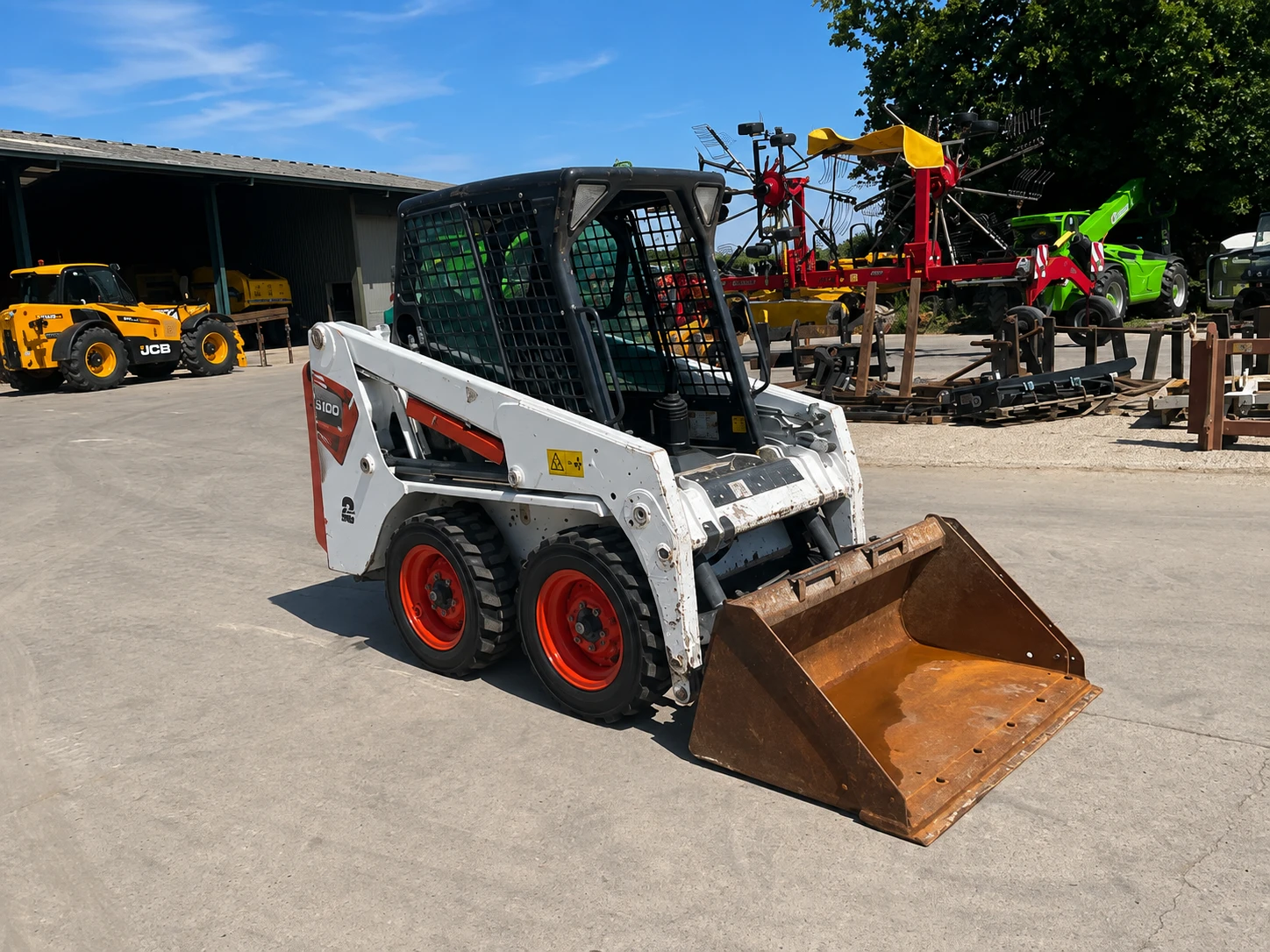 Мини челни товарачи Bobcat S100, снимка 8 - Индустриална техника - 55889293