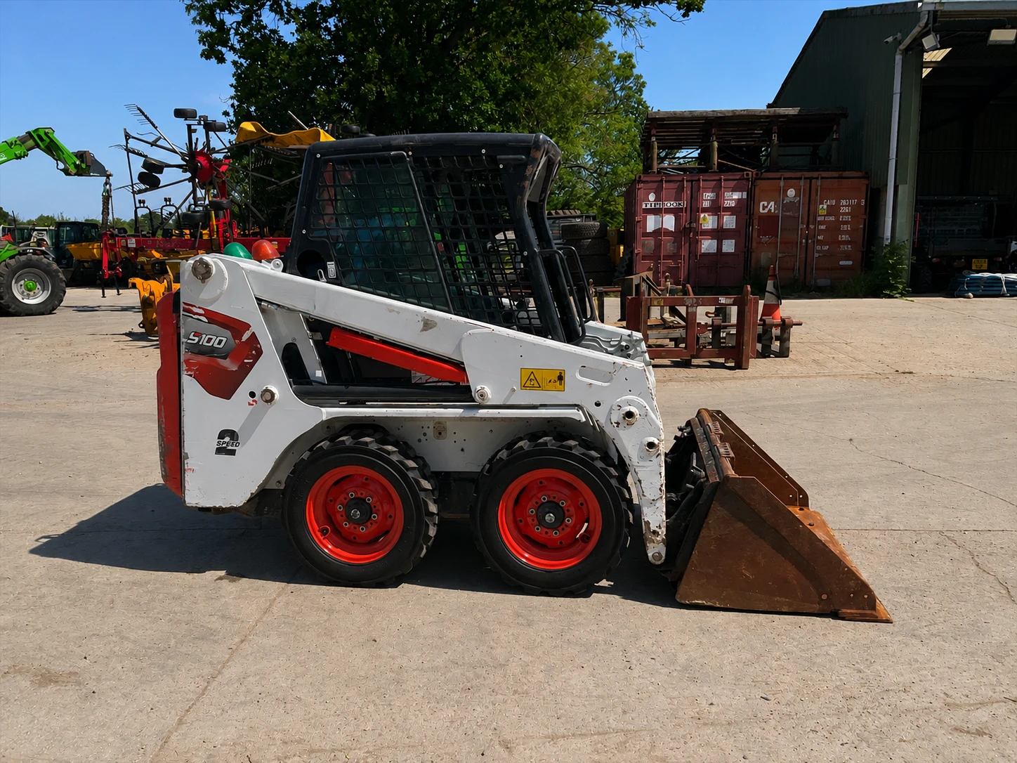 Мини челни товарачи Bobcat S100, снимка 5 - Индустриална техника - 55889293
