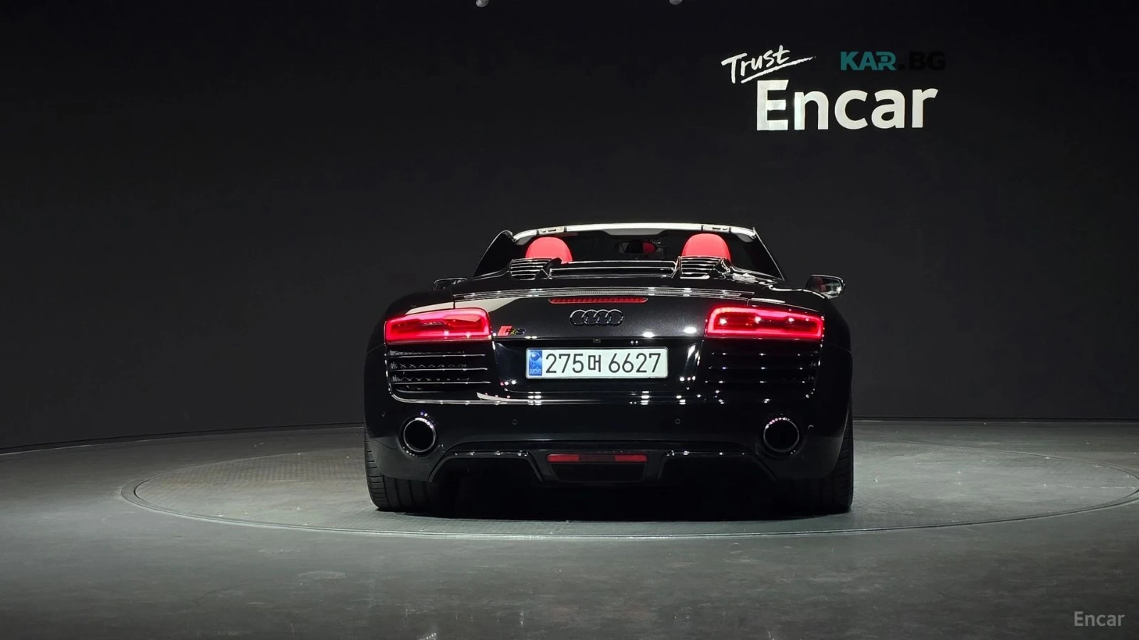 Audi R8 V10* 5.2* Spyder* RED* LEATHER* КАМЕРА* , снимка 4 - Автомобили и джипове - 54869432