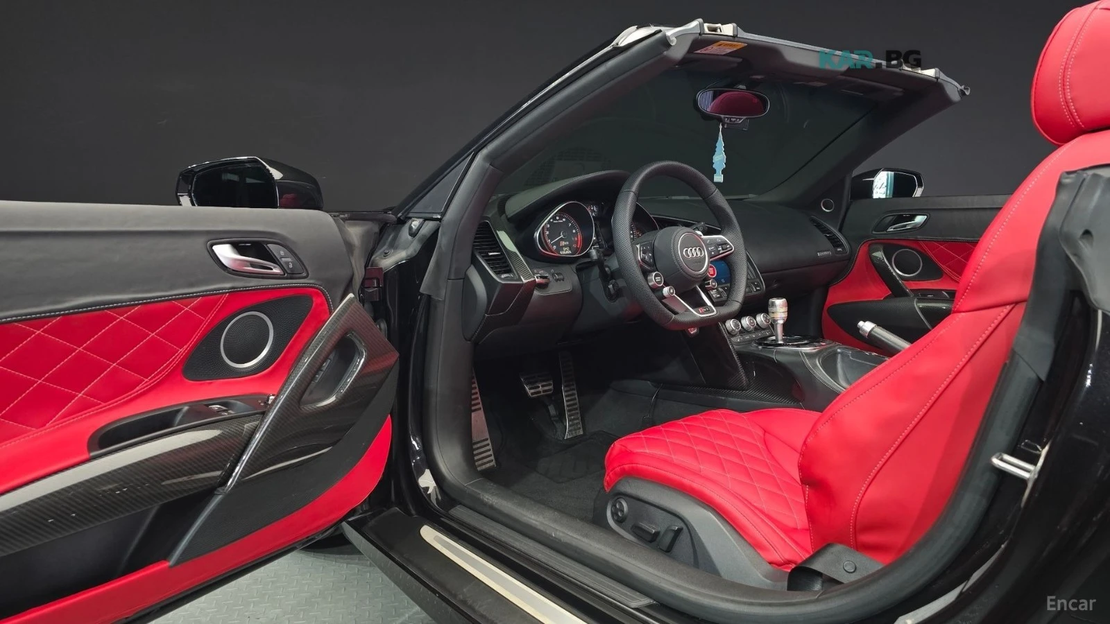 Audi R8 V10* 5.2* Spyder* RED* LEATHER* КАМЕРА* , снимка 8 - Автомобили и джипове - 54869432
