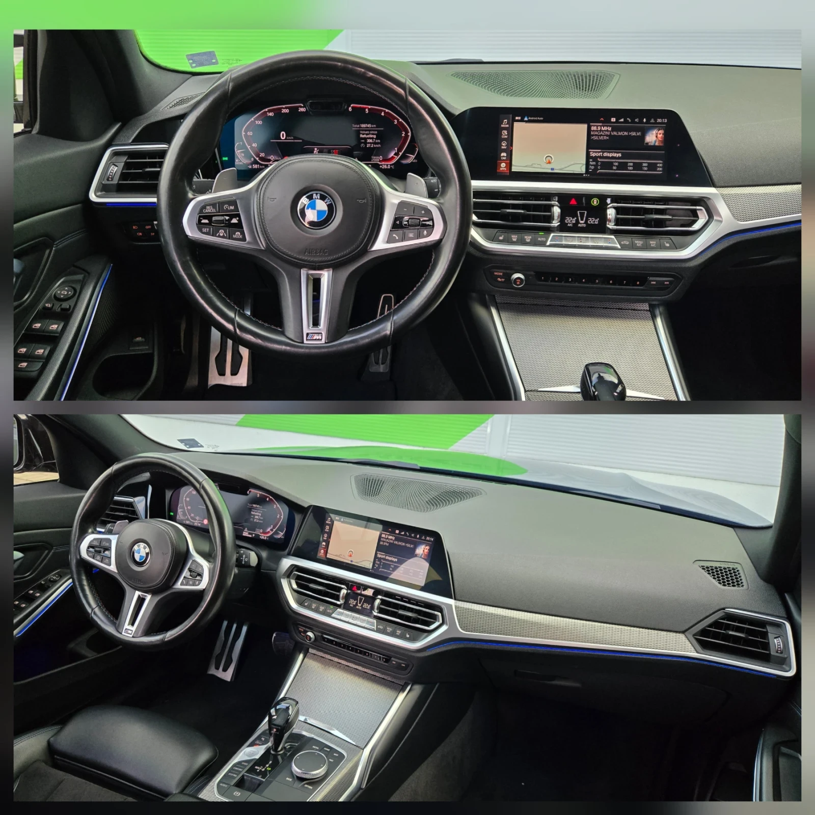 BMW 320 M-pack/Laser, снимка 10 - Автомобили и джипове - 55735829