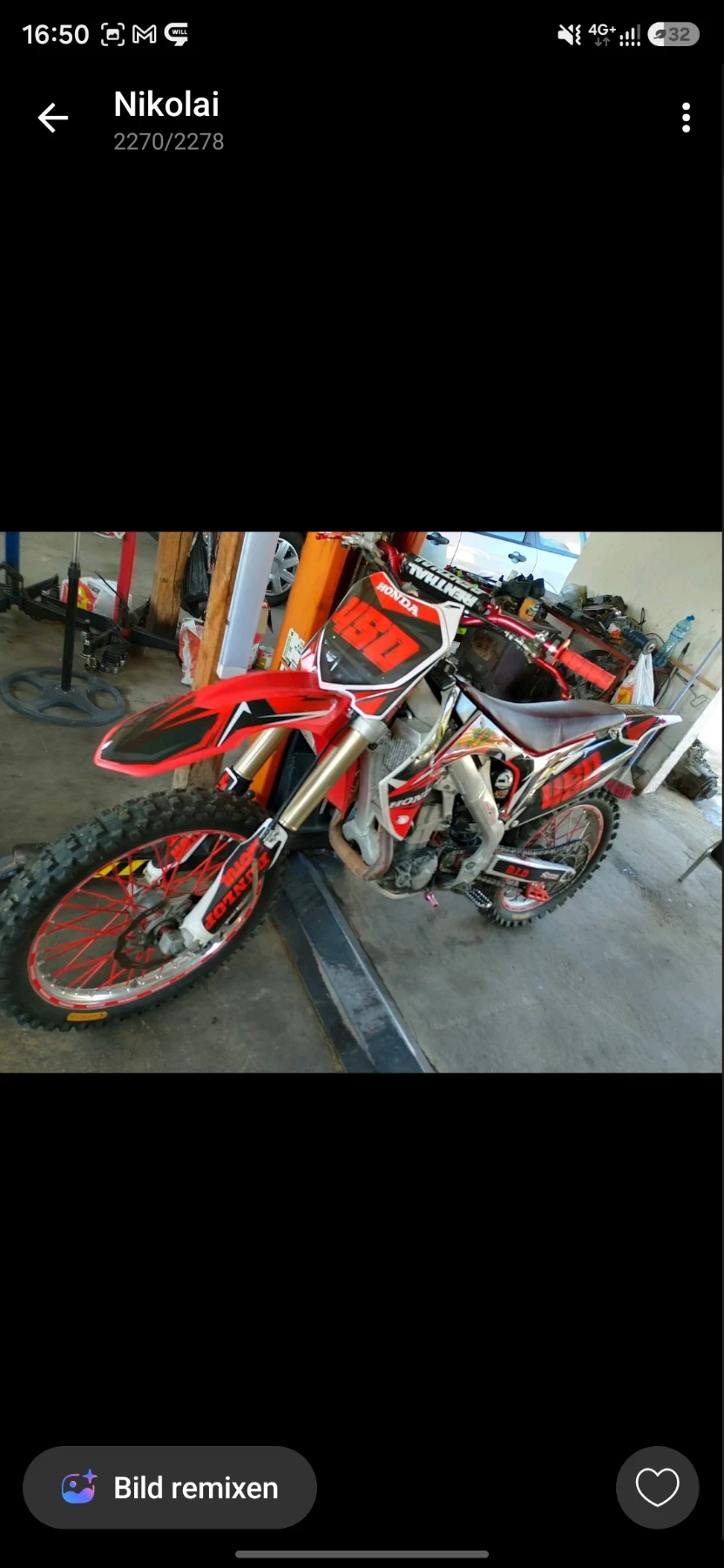 Honda Crf 450R, снимка 2 - Мотоциклети и мототехника - 55644729