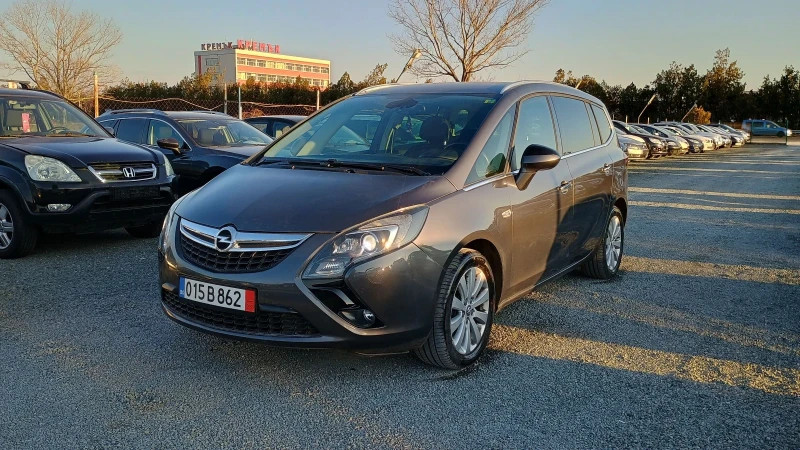 Opel Zafira Автомат бензин ставА на газ  7мест, снимка 1 - Автомобили и джипове - 49089388