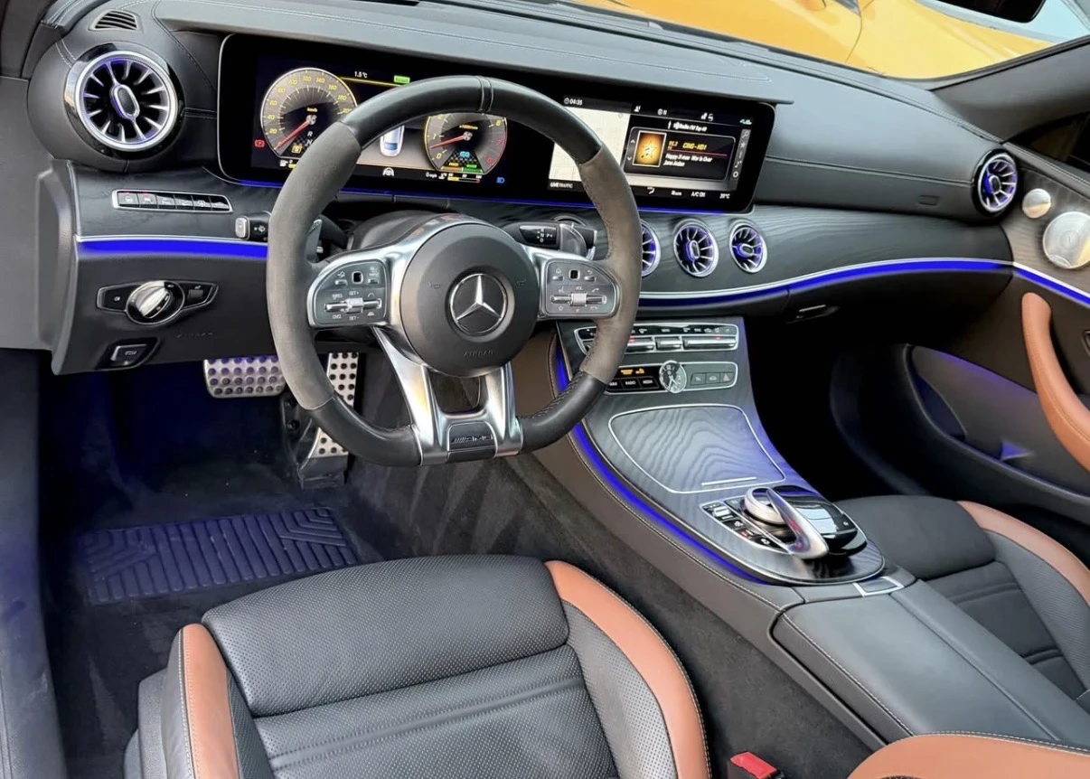 Mercedes-Benz E 53 AMG ОБДУХВАНЕ * * МАСАЖИ * * HEAD UP * * BURMESTER * * - изображение 5