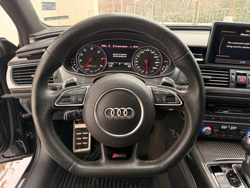 Audi Rs6 4.0TFSI / HEAD-UP / DOWNPIPE, снимка 16 - Автомобили и джипове - 53187673