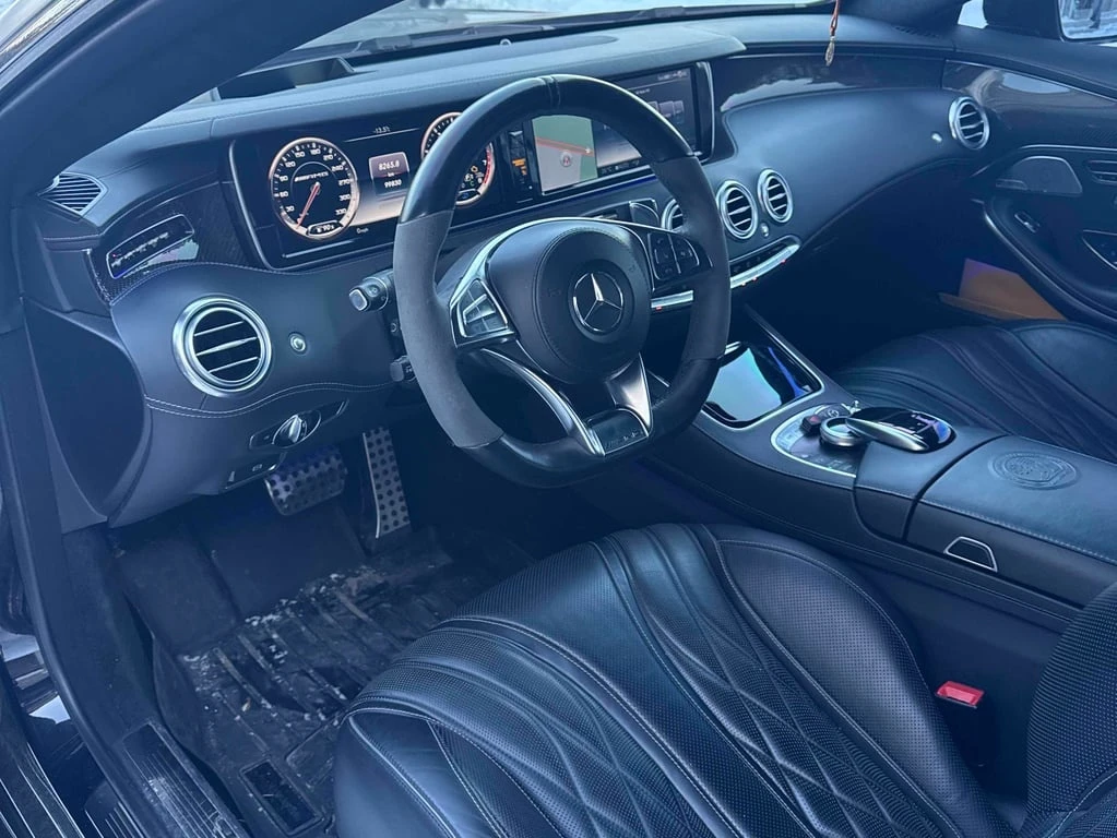 Mercedes-Benz S 63 AMG COUPE 4MATIC * МАСАЖИ* ДИСТРОНИ* 360* ОБДУХВАН - изображение 7