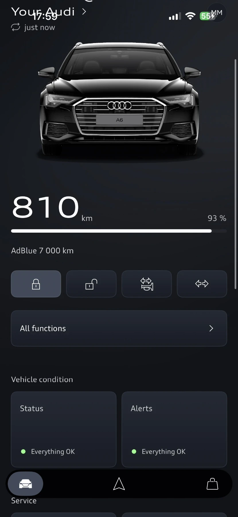 Audi A6 45TDI* HD Matrix* B&O* 360  камера* Keyless, снимка 9 - Автомобили и джипове - 54100002